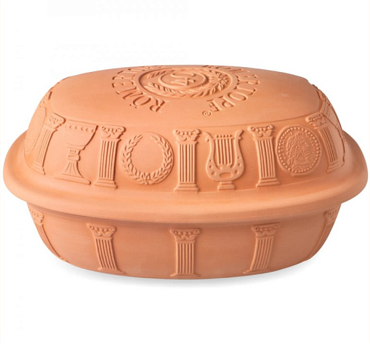 Емкость для запекания с крышкой 40 Jahre Jubilee Roaster размер 27,2 x 15,6 x 37,1 cm цвет терракот примерно на 6 человек