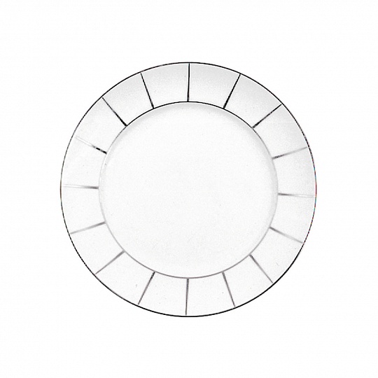 Тарелка закусочная, 27 см, фарфор, серия EXCENTRIC