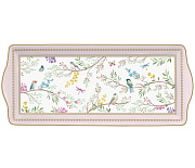 Блюдо сервировочное фарфоровое BIRDS MELODY, размер: 35x15 см в подарочной упаковке Easy Life / Nuova R2S магазин «Аура Дома»
