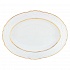 Блюдо сервировочное овальное, длина 38см, набор столовой посуды ANNA VIVIAN, фарфор 