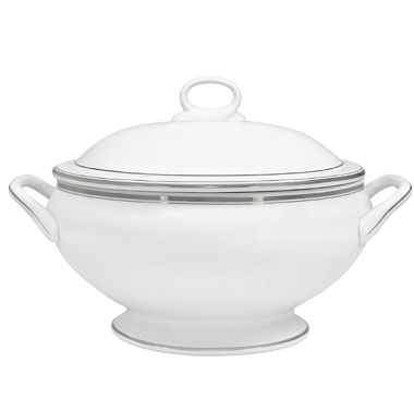 Супница фарфоровая OLYMPUS PLATINE, объем 3280 мл