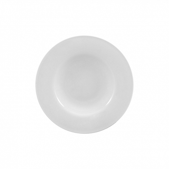 Тарелка суповая фарфоровая BALLET WHITE, д. 23 см