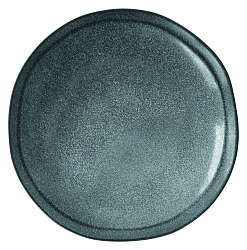 Тарелка десертная керамическая, д. 21 см, ESSENTIAL DARK GREY, Easy Life