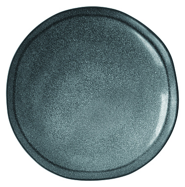 Тарелка десертная керамическая, д. 21 см, ESSENTIAL DARK GREY, Easy Life