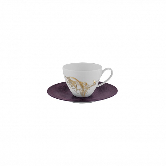 Блюдце чайное, 17 см, фарфор, серия Romantic Velvet