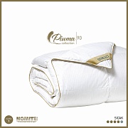 Одеяло Piuma 90, размер: 195х215 см, состав верха: 100% хлопок, наполнитель: 90% пух, 10% перо