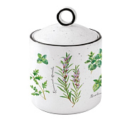 Банка фарфоровая HERBARIUM, д. 9 см Easy Life магазин «Аура Дома»