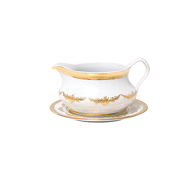 Соусник (540 мл), фарфор, серия Imperio Gold