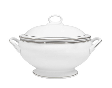 Супница фарфоровая OLYMPUS PLATINE, объем 3280 мл