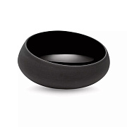 Салатник скошенный  12  см , BAHIA ONYX /BLACK, фарфор  магазин «Аура Дома»