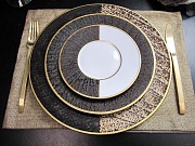 Набор столовой посуды обеденный, 41 предмет, фарфор, серия BRASH PORCEL магазин «Аура Дома»