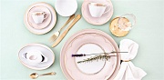 Набор столовой посуды обеденный, 41 предмет, фарфор, серия Grace PORCEL  магазин «Аура Дома»