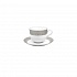 Чашка чайная фарфоровая ANTAR ARGENTATUS, объем 280 мл
