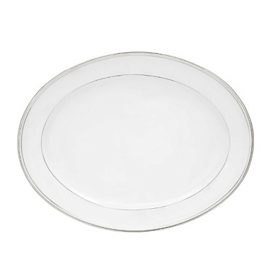 Блюдо овальное фарфоровое OLYMPUS PLATINE, размер: 29х22 см