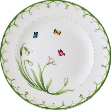 Тарелка десертная фарфоровая Colourful Spring, д. 21,5 см