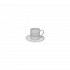 Чашка кофейная (90 мл) с блюдцем (11 см), фарфор, серия NEW CICLONE