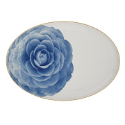 Блюдо овальное фарфоровое COUPE ROYAL BLOOM, размер: 30x21 см  магазин «Аура Дома»