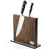 Подставка для ножей деревянная, размер: 28x9x25,5 см