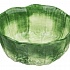 Блюдо малое, диаметр 16 см, зеленого цвета, керамика, часть столового набора "Капуста"