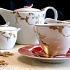 Набор посуды чайный, 15 предметов, фарфор, серия GOLD RUBY