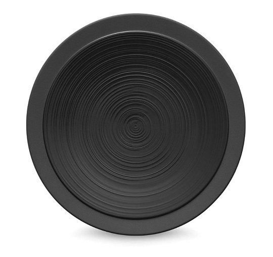 Тарелка закусочная 29 см , BAHIA ONYX /BLACK, фарфор