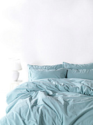 Комплект постельного белья MINERAL BLUE, состав: 100% хлопок, размер: евро