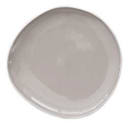 Тарелка керамическая ORGANICA GREY, д. 22 см