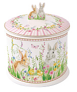 Банка фарфоровая HAPPY EASTER, д. 14 см в подарочной упаковке  магазин «Аура Дома»
