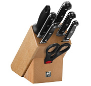 Набор кухонных ножей Zwilling Professional S ,  8 предметов , на подставке  магазин «Аура Дома»