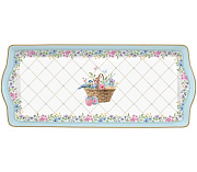 Блюдо сервировочное фарфоровое SPRING BLOOM, размер: 35x15 см в подарочной упаковке Easy Life / Nuova R2S магазин «Аура Дома»
