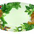 Блюдо овальное, керамика, 62x42 см, серия "Фазаны", цветное