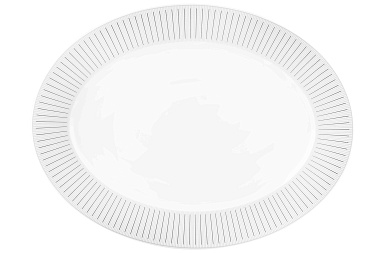 Блюдо овальное фарфоровое Elegant, размер: 42,5х32,5 см