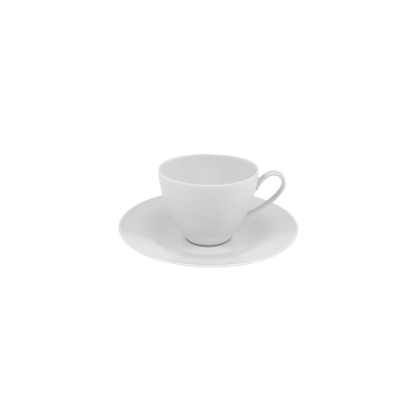 Блюдце фарфоровое BALLET WHITE, д. 17 см