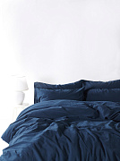 картинка Комплект постельного белья DRESS BLUE, состав: 100% хлопок, размер: евро Limasso магазин «Аура Дома»