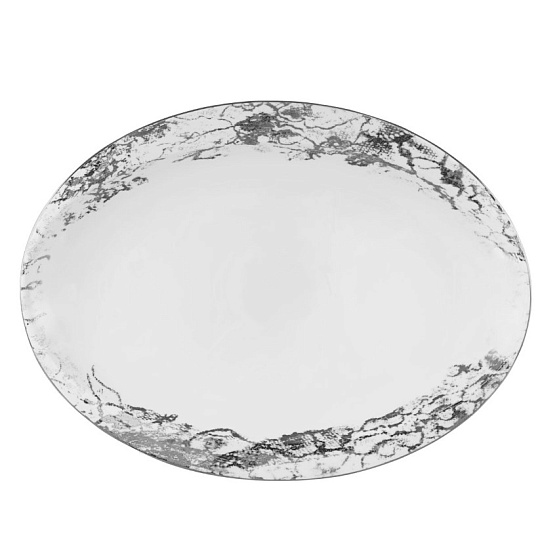 Блюдо овальное фарфоровое BALLET BELLE EPOQUE PT, размер: 35x26 см