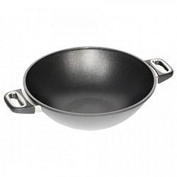 Сковорода глубокая AMT Gastroguss WOK (ВОК), I-1136-E, диаметр 36 см, индукция 
