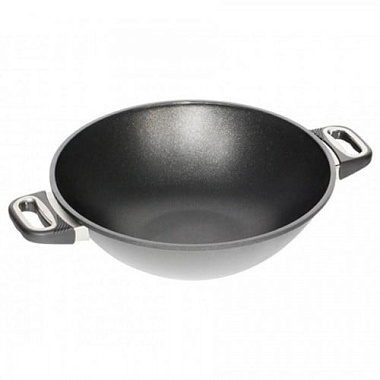 Сковорода глубокая AMT Gastroguss WOK (ВОК), I-1136-E, диаметр 36 см, индукция 