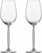 Набор бокалов для вина стеклянных (2 шт), объем 302 мл