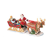 Рождественские игрушки-сани Villeroy & Boch «Ностальгия» — с чайной свечой 36x14x17 см 36x14x17cm  магазин «Аура Дома»