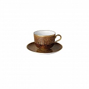 Чашка чайная (280 мл) с блюдцем (15 см), фарфор, серия TUAREG PORCEL магазин «Аура Дома»