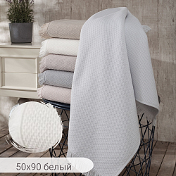 Полотенце махровое BERNINI, состав: 100% хлопок, размер: 50х90 см, цвет: белый