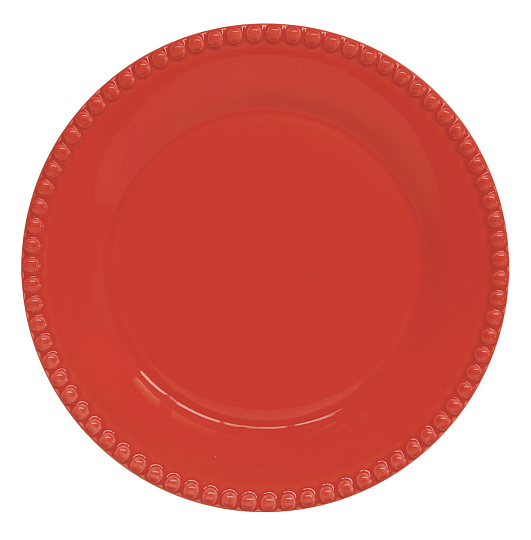 Блюдце фарфоровое TIFFANY RED, д. 19 см