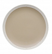 Тарелка десертная керамическая GRAPHITE BEIGE, д. 19 см