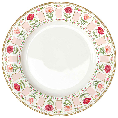 Тарелка закусочная фарфоровая FLOWERY, д. 26,5 см