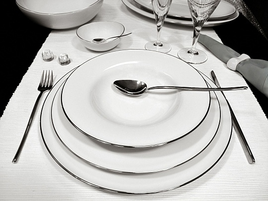 Набор столовой посуды обеденный, 41 предмет, фарфор, серия BALLET PT