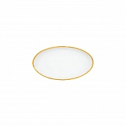Блюдо овальное, диаметр 20см, набор столовой посуды VIVIAN, фарфор PORCEL магазин «Аура Дома»