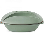 картинка Емкость для запекания с крышкой CULINARIO размер 22,0 x 13,7 x 36,5 cm цвет green примерно на 4 человек  магазин «Аура Дома»