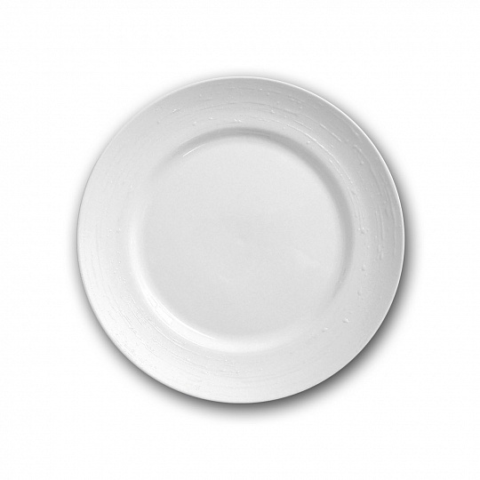 Блюдо круглое фарфоровое OLYMPUS WHITE TEARS, д. 27 см