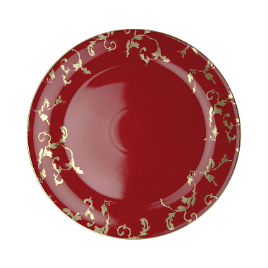 Блюдо сервировочное, 32 см, фарфор, серия GOLD RUBY