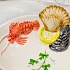 Блюдо овальное, серия "Лобстер", цветное, 34X39 см, керамика